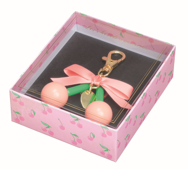 Ladurée Paris Bow Macarons Keyring Pink Cherry – jadeplusamber