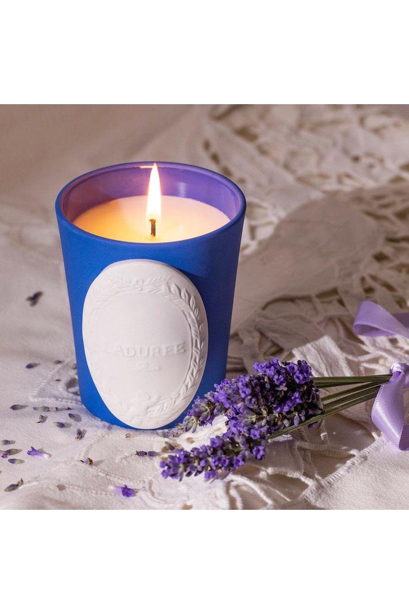【未使用】LADURÉE ブルー　キャンドル フランボワーズ　candle Ladurée Candle Lavande - Lavander Candle l Melbourne l Sydney l